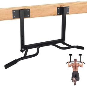 Wall Mounted Pull up Bar Multifunctional Chin up Bar Strength Training Pull-up Bar for Indoor Home Gym Fitness, Supports to 440 Lbs…