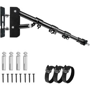 EMART Ring Light Wall Mount Boom Arm 41.7inch/106cm, Wall Mount Triangle Boom Arm Support 180° Flexible Rotation for Photography, Softbox, Ring Light, Reflector