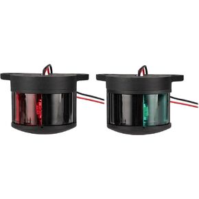 LED Boat Navigation Lights, Boat Bow Light, Marine Boat Navigation lamp. Perfect for Pontoon, Skeeter, Power Boat and Skiff