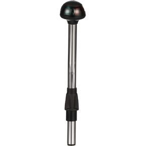 Attwood 5091-10-7 Bi-Color Stowaway 1-Mile Sidelights, 10-Inch Angled Pole, 225-Degree Visibility for Boats Up to 39.4 Feet