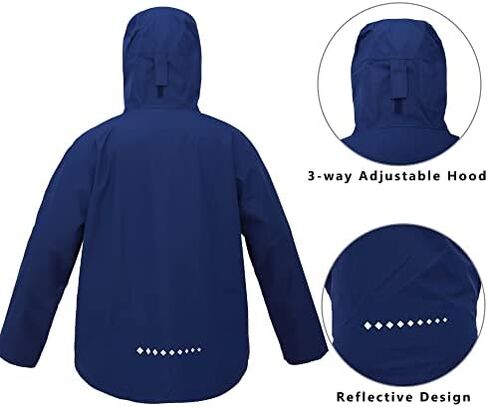 RainRider Rain Suits for Fishing Waterproof Rain Jacket with Bib Pants Overall Men Women Foul Weather Gear in Kuwait