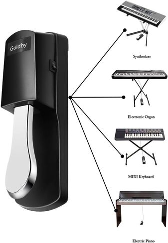 دواسة الحفاظ على لوحة المفاتيح - دواسة البيانو الذهبية لياماها، رولاند، كورج، بهرينجر، موغ، لوحات المفاتيح MIDI، البيانو الرقمي، والمزيد من لوحات المفاتيح الإلكترونية in Kuwait