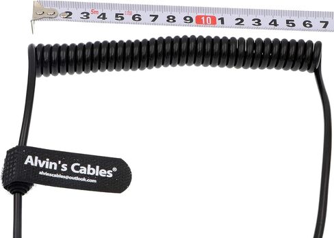 Alvin's Cables Dtap to DC Cable for Atomos Shogun,Ultra Soft D-tap to 2.1 DC Right Angle Power Cable for Blackmagic Design Video Assist,SmallHD 702,for Feelworld FW568 Monitor 60cm|23.6in in Saudi Arabia