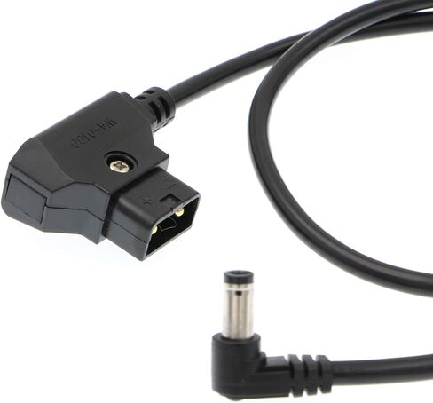 Alvin's Cables Dtap to DC Cable for Atomos Shogun,Ultra Soft D-tap to 2.1 DC Right Angle Power Cable for Blackmagic Video Assist,SmallHD 702,for Feelworld FW568 Monitor 60cm|23.6in in Saudi Arabia