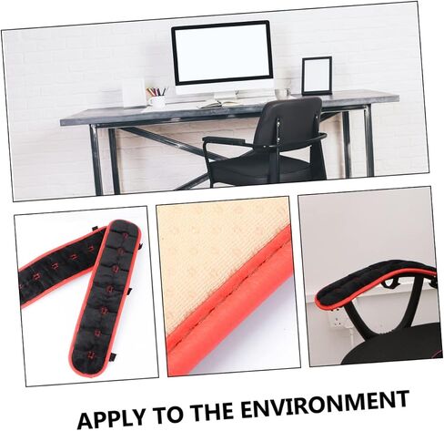 Homoyoyo Chair Arm Covers Farewell to Pain in Arms and Shoulders: 1 Pair Chair Armrest Pads Comfy Computer Gaming Chair Cushion - Removable Washable Elbow Support Forearm Pressure Relief in Saudi Arabia