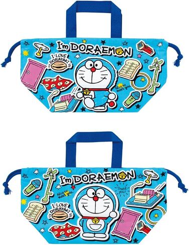 Skater KB62-A Cup Bag, 8.3 x 5.9 inches (21 x 15 cm), Doraemon Sticker in Kuwait