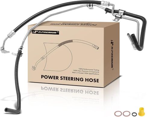 A-Premium Power Steering Pressure & Return Hoses Line Assembly Compatible with Toyota Tacoma 2005-2014, 4.0L, Rack to Cooler in Saudi Arabia