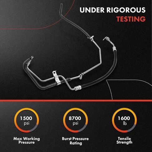 A-Premium Power Steering Pressure & Return Hoses Line Assembly Compatible with Toyota Tacoma 2005-2014, 4.0L, Rack to Cooler in Saudi Arabia