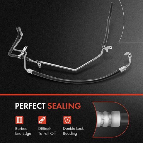 A-Premium Power Steering Pressure & Return Hoses Line Assembly Compatible with Toyota Tacoma 2005-2014, 4.0L, Rack to Cooler in Saudi Arabia