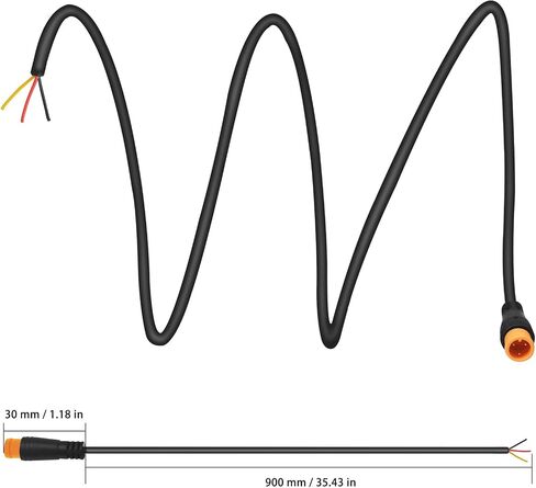 كابل تمديد 2Pin/3Pin/4Pin/5Pin/6Pin قابس مقاوم للماء مع موصل واحد DIY خط Ebike لضوء الدراجة الكهربائية/خنق/فرامل/عرض أجزاء Ebike in Kuwait