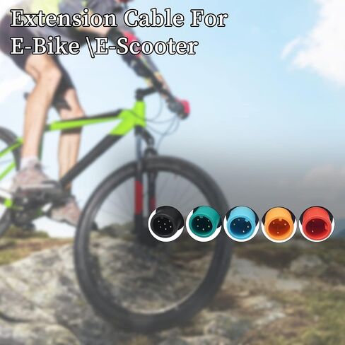 كابل تمديد 2Pin/3Pin/4Pin/5Pin/6Pin قابس مقاوم للماء مع موصل واحد DIY خط Ebike لضوء الدراجة الكهربائية/خنق/فرامل/عرض أجزاء Ebike in Kuwait