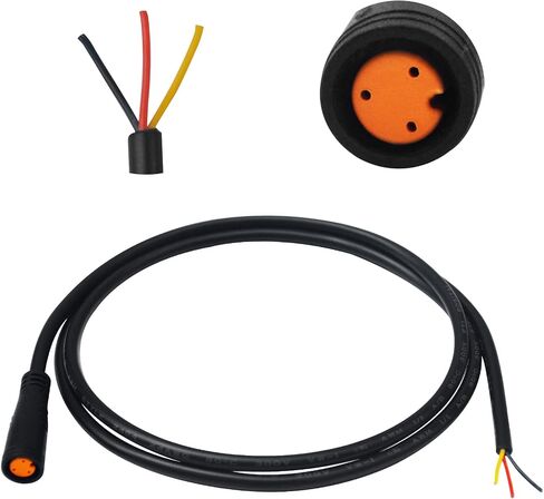 كابل تمديد 2Pin/3Pin/4Pin/5Pin/6Pin قابس مقاوم للماء مع موصل واحد DIY خط Ebike لضوء الدراجة الكهربائية/خنق/فرامل/عرض أجزاء Ebike in Kuwait