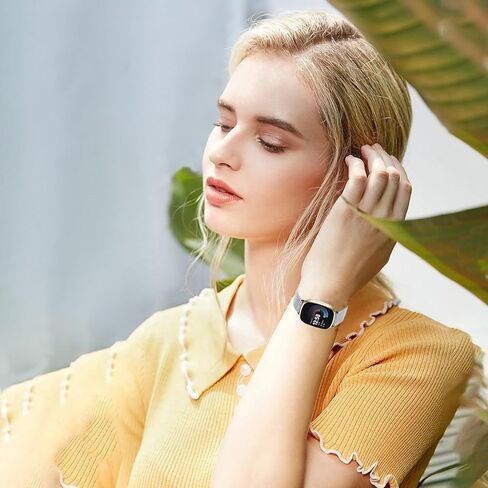 أساور ماتيل متوافقة مع Fit bit Versa 3/Versa 4/Sense/Sense 2 للنساء والرجال، سوار معصم بديل شبكي من الفولاذ المقاوم للصدأ من أجل Fit bit Versa 4/Fit bit Versa 3 in Kuwait