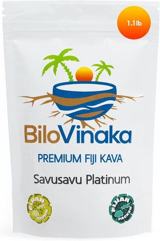 Savusavu Platinum, Premium Fiji Kava Kava Powder, All-Natural Kava Drink, Kava Fijian Grown and Packed, 1.1 lb /500 Grams… in Saudi Arabia
