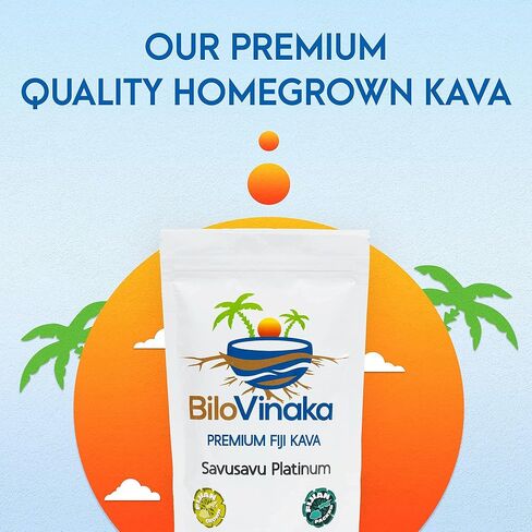 Savusavu Platinum, Premium Fiji Kava Kava Powder, All-Natural Kava Drink, Kava Fijian Grown and Packed, 1.1 lb /500 Grams… in Saudi Arabia