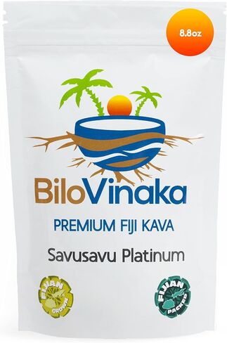 Savusavu Platinum, Premium Fiji Kava Kava Powder, All-Natural Kava Drink, Kava Fijian Grown and Packed, 1.1 lb /500 Grams… in Kuwait