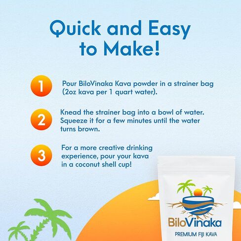 Savusavu Platinum, Premium Fiji Kava Kava Powder, All-Natural Kava Drink, Kava Fijian Grown and Packed, 1.1 lb /500 Grams… in Kuwait