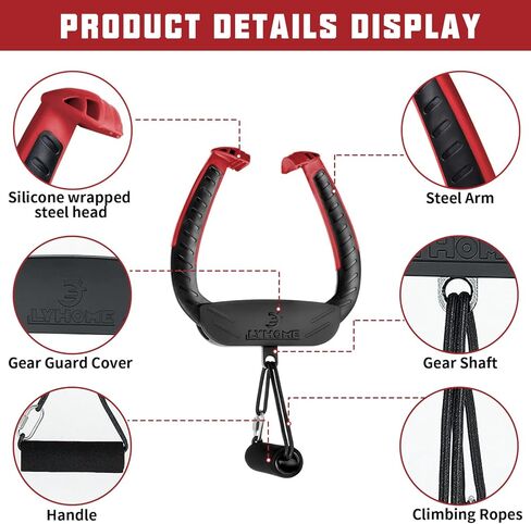 Portable Pull Up Bar for Doorway,P10-First-Generation No Screws Chin Up for Home and Travel Exercise,Red in Kuwait