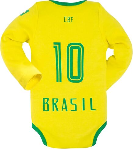 Cnins Sporty Baby Bodysuit - Long Sleeve Soccer-Themed Unisex Infant Romper 0-18 Months in Saudi Arabia