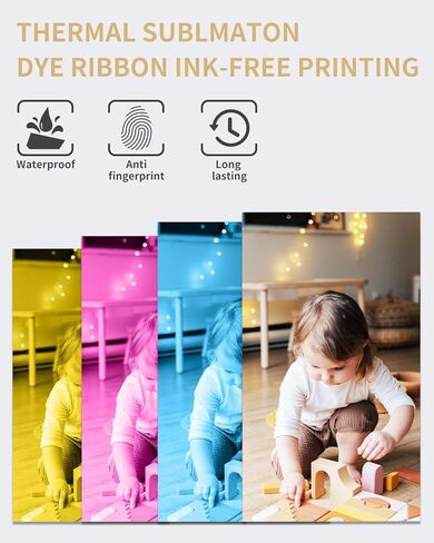 حبر وورق Canon Selphy CP1300 المتوافق مع Markurlife KP-108IN 3 خراطيش حبر ملونة 108 ورقة 4x6 ورق صور لطابعة الصور Canon Selphy CP1500 CP1200 CP1000 CP910 CP900 CP810 CP800 in Kuwait