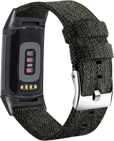 سوار Abanen للنساء والرجال لـ Fitbit Charge 6 / Charge 5، حزام معصم ناعم منسوج من النايلون سريع الجفاف لـ Fitbit Charge 5 in Saudi Arabia