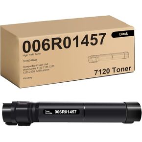 WorkCentre 7120 006R01457 Black High Capacity Toner Cartridge Replacemnet for Xerox 006R01457 Black Toner for WorkCentre 7120 7125 7220 7225 Printer (1-Pack, 006R01457 Black)
