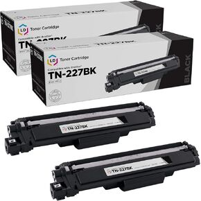 LD Products Compatible TN227 Replacements for Brother TN227BK TN-227BK Toner Cartridge High Yield for use in HL-L3230CDW HL-L3270CDW HL-L3290CDW MFC-L3710CW MFC-L3750CDW MFC-L3770CDW (Black, 2-Pack)