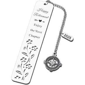 2025 Retirement Gift for Woman Men 2025 Retirement Bookmark Gifts for Coworker Colleague Employee Work Bestie Appreciation Gifts for Retired Teacher Nurse Fathers Day Gift for Dad from Daughter