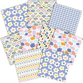 Paper House Productions 12" x 12" 9-Sheet Decorative Double Sided Paper Pack for Scrapbooking and Crafts - Joyful Spring