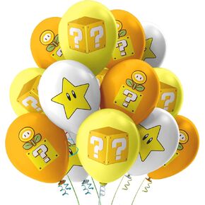 24pc Super Bros Party Partx Balloons - Super Bros Birthday & Game Party Baloon Decoration