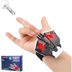 Spider Web Shooter Real Web Launcher Shorters Toy Web Slinger Superhero Cosplay Cosplay Stuff Toy Toy Toys Cool Great for Men Kids Boys Compans (Black)