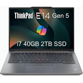 Lenovo ThinkPad E14 Gen 4 14" FHD Touchscreen (Intel Core i5-1235U, 16GB RAM, 512GB SSD, 10-Core Beat i7-1165G7) Business Laptop, Backlit, Fingerprint, 1080P Webcam, Narrow Bezel, Win 11 Pro - 2023