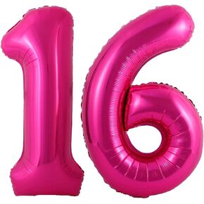 البالونات الوردي الساخن 10 بالون ، 40 بوصة عملاق رقم 10 بالونات رقائق البالونات الوردي الساخن للبالونات الوردي الساخن لإمدادات حفلات عيد الميلاد العاشرة ديكورات الاحتفال بالاحتفال