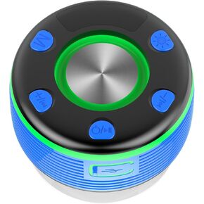 OYIB Bluetooth Shower Speaker, Portable Bluetooth Speaker 360° HD Sound, RGB Lights, FM Radio, IPX7 Waterproof Wireless Speaker with Suction Cup and Mic, Shower Radio for Party/Outdoor/Travel/Gifts