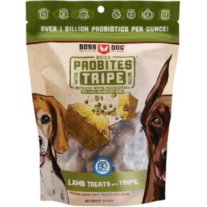 Boss Dog Boss Probites with Tripe Treats for Dogs & Cats, Beef Recipe, 3 oz Bag (Bag of 2)