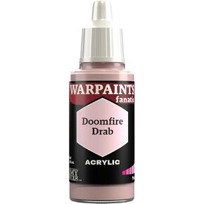 رسام الجيش الوردي والبنفسج warpaints متعصب 18ml الدهانات الأكريليك (Doomfire drab)