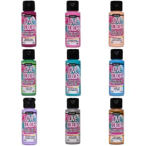 Decoart Love و Color Eye Candy Acrylic Paint Pastels