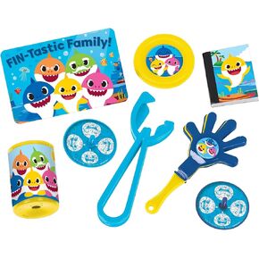 Amscan Baby Shark Mega Mix Pack -Pack - 11.5 "× 9" | تصميم متنوع | 6 مجموعات من 8 أجهزة كمبيوتر.