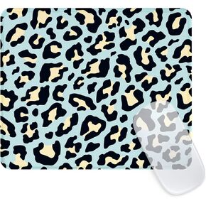 Seorsok Square Square Reshetic Leopard Mouse Mat Mat Percs Premium Mouse Mouse for Office Laptop ، mousepads قابلة للغسل مع حواف مخيزة ممتدة