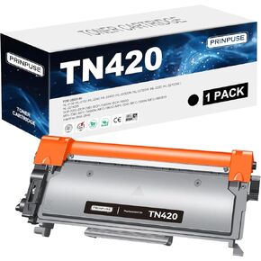 TN-420 TN420 Toner Cartridge for Brother Printer Replacement for Brother TN-450 TN450 Used with HL-2270DW HL-2280DW HL-2230 MFC-7360N MFC-7860DW DCP-7065DN Intellifax 2840 2940