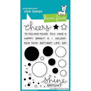 Lawn Fawn Clear Stamps - LF978 Let's Bokeh