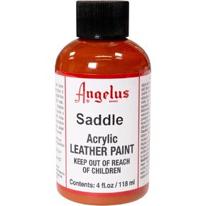 Angelus Acrylic Leather Paint, 4 Fl Oz (Pack of 1), Saddle