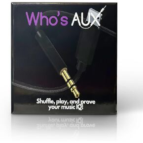 Who's Aux Vol.1 - لعبة Music Discovery Card - ألعاب الموسيقى وهدايا الموسيقى - ألعاب للكبار للعبة - هدية رائعة لمحبي الموسيقى