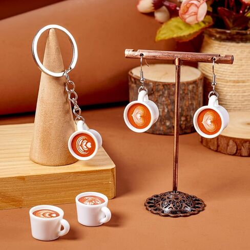 FASHEWELRY 20Pcs Resin Mini Coffee Cups Miniature Coffee Mugs White Plastic Coffee Drink Cups Dollhouse Food Miniatures for DIY Mini Kitchen Micro Landscape Accessories in Saudi Arabia