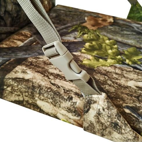 AUSCAMOTEK Camouflage Hunting and Stadium Seat Cushion with Backrest - 5cm Thick, Water-Resistant, Silent Material for Deer, Duck, Turkey Hunting, Fishing, Camping, and Outdoor Activities in Kuwait