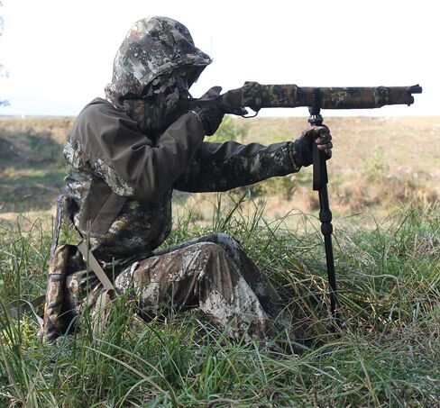 AUSCAMOTEK Camouflage Hunting and Stadium Seat Cushion with Backrest - 5cm Thick, Water-Resistant, Silent Material for Deer, Duck, Turkey Hunting, Fishing, Camping, and Outdoor Activities in Kuwait