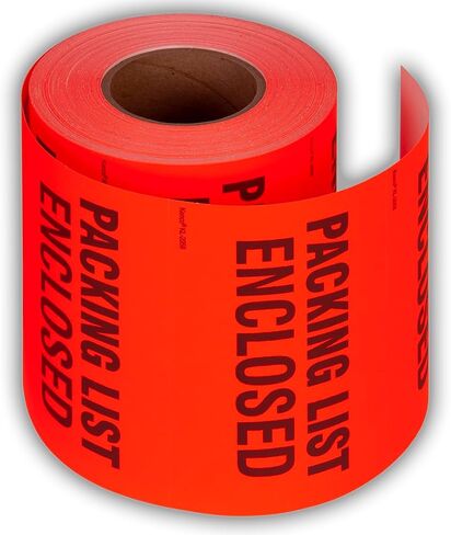 Kenco 3" X 5" Packing List Enclosed Shipping Label Stickers for Shipping and Packing - 500 Adhesive Labels Per Roll in Saudi Arabia