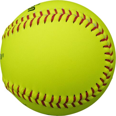 Baden Perfection Game Fastpitch Softballs, NFHS Approved (Dozen), Yellow, 12" in Kuwait