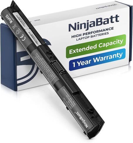 بطارية NinjaBatt لجهاز HP 800049-001 K104 800010-421 KI04 KIO4 HSTNN-LB6R 17-G121WM TPN-Q160 TPN-Q158 TPN-159 TPN-Q161 TPN-Q162 HSTNN-DB6T HSTNN-LB6S - أداء عالي [4 خلايا/2200 مللي أمبير/33 وات في الساعة ] in Kuwait