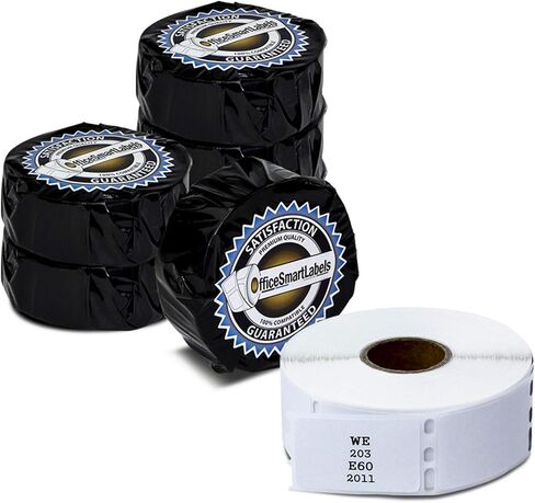 OfficeSmartLabels 1 x 1-1/2 inch Book Spines Labels, Compatible with 30347 (12 Rolls / 750 Labels Per Roll) in Saudi Arabia